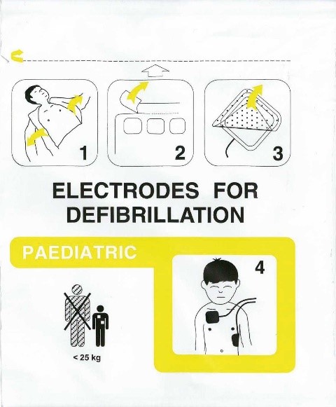 Electrodes FRED PA 1 Enfant